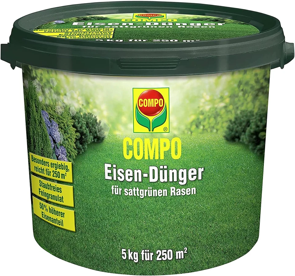 COMPO Eisendünger 5 Kg für 250 QM