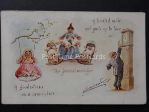 Cynicus: Comic Railway Theme THE GENERAL MANAGER - A GOOD S-TRAIN ON BRANCH 1904 - Picture 1 of 2