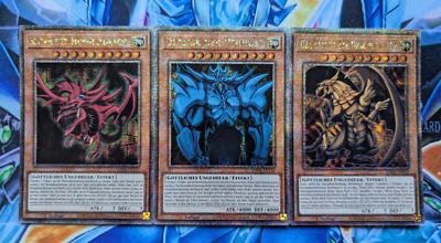 Yu-Gi-Oh!  Götter-Set Der geflügelte Drache von Ra RA04-DE118 Obelisk Slifer - Bild 1 von 4