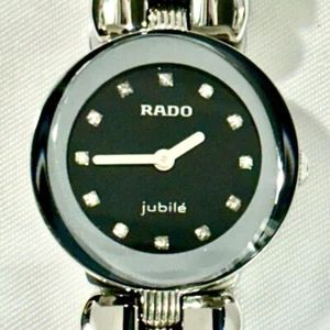Rado Jubile 153.3717.4 2P diamond battery Quartz Beauty Ladies Watch Used - Picture 1 of 9