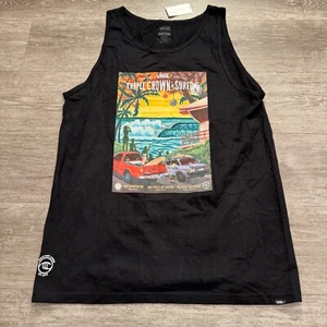 Vans Tank Top Mens Large Graphic Shirt Triple Crown Surfing Skate Skater Beach - Picture 1 of 7