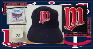 VTG New Era Minnesota Twins Blue Diamond Collection Pro Model Wool Hat/Cap 7 1/8 - Picture 1 of 18