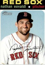 2020 Topps Heritage #140 Nathan Eovaldi Boston Red Sox