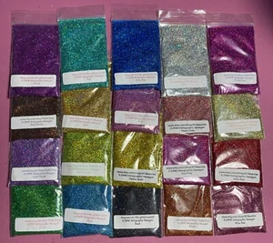 0.2MM Holographic Hexagon fine glitter You Choose Color Nail Art USA - Picture 1 of 12