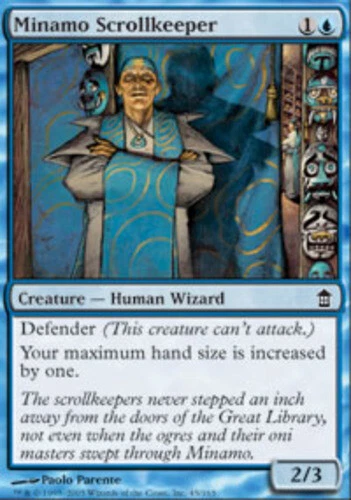 Saviors of Kamigawa - Minamo Scrollkeeper - Foil - Image 1 of 1