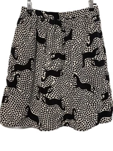YB J’aime Silk Skirt XS 1 Horse Print Black And White Designer Australian Size 8 - Picture 1 of 16