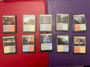 MTG 40x Life Gain Dual Land - Swiftwater Thornwood Jungle Dismal Rugged - Fate - Picture 1 of 8