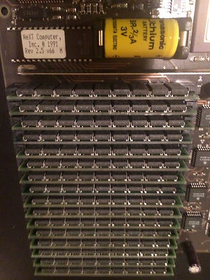 NeXT compatible 4Mb 4 = 16mb ram 30pin simms next Cube NeXTStation 68040 25m - Image 1 of 4