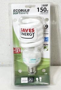 Feit Electric ECOBULB Soft White 150 Watt 120V Glühbirne 2650 Lumen NEU - Bild 1 von 7