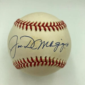 Nice Joe Dimaggio Signed Official American League Baseball With Beckett COA - Picture 1 of 6