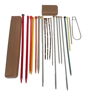 Birch Vintage Knitting Needles In Original Case by Peter Fanning & Company - Picture 1 of 13