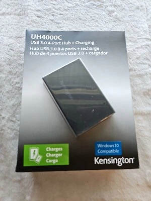 Kensington P/N: K33979 UH4000C USB 3.0 4-Port Hub + Charging - Image 1 of 4