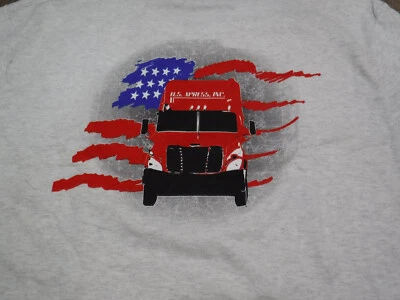 GA9 Nueva Camiseta U.S. Xpress USX Camión Gris Jaspeado LS Detalle Bandera Adulto XL Foto 1 de 4