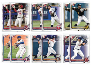 2022 1ST Bowman Draft 12-RC LOT B LEE E GREEN T JOHNSON K ROCKER J JUNG DELAUTER