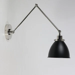 Visual Comfort Chapman & Myers CW1161MBKPN Wellfleet Double Arm Task Sconce - Picture 1 of 7