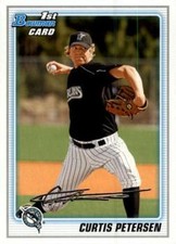 2010 Bowman Prospects #BP78 Curtis Petersen Marlins NM-MT 