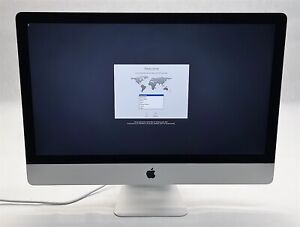 Apple iMac 13,2 A1419 27" AIO i7-3770 3.40GHz CPU 32GB RAM 3TB HDD OSX 10.13
