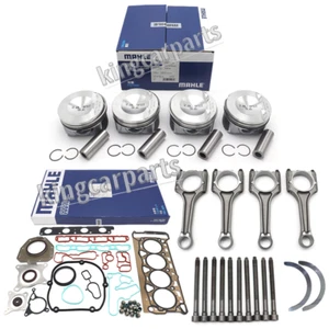Engine Overhaul Rebuild Kit & Con rods Set Mahle Φ21mm For VW Audi A4 2.0 TFSI - Picture 1 of 10