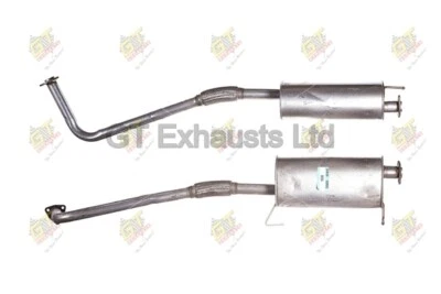 Silenciador de escape tubo delantero para Daihatsu Rocky 2.8 TD F73 93-01 diésel GDH201 Foto 1 de 4