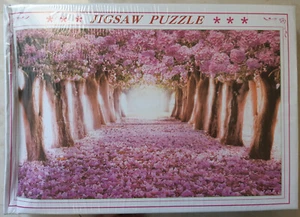 Pink Blossom Avenue 1000 Piece Jigsaw NIB Sealed 50x72cm - Picture 1 of 4
