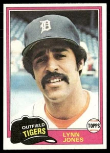 Tarjeta de béisbol Lynn Jones 1981 Topps #337 Tigres de Detroit - Imagen 1 de 2