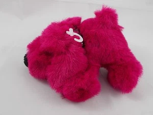 Applause Franny Fucsia Mini Peluche Cane Lungo 6 Pollici Collare Perline Peluche - Foto 1 di 7