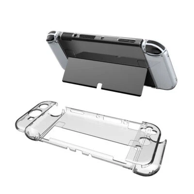 Hard Cover Protective Crystal Shell for Nintendo Switch OLED Console Joy-Con - Image 1 of 4