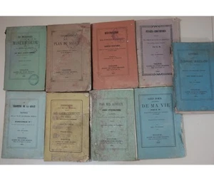 Lote De 10 Libros de La Société Las Libros Religioso, Toulouse - 1854 De 1864 - Picture 1 of 6