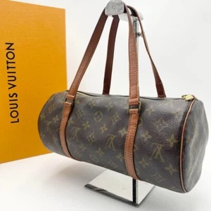 Louis Vuitton Handtasche Papillon 30 Braun Monogramm Leder M51365 aus Japan GEBRAUCHT - Bild 1 von 14