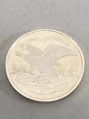 5 OZ SILVER ROUND 1992 TRANSOUTH RACING COIN BAR .999 FINE SILVER NASCAR - Image 1 of 4