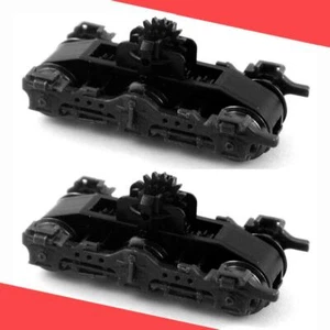 SD60 SD50 TRUCKS BLACK (Qty 2) ATLAS N SCALE 490300 - Picture 1 of 1