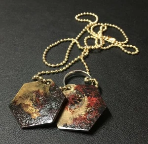 Battlestar Galactica Starbuck Corpse / Galactica BS-75 Replik Metall Erkennungsmarken - Bild 1 von 3