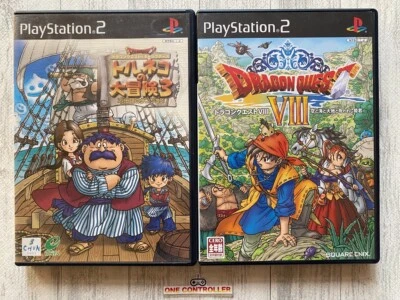 SONY PS2 Dragon Quest Ⅷ & Toruneko Adventure 3 set from Japan - Image 1 of 4