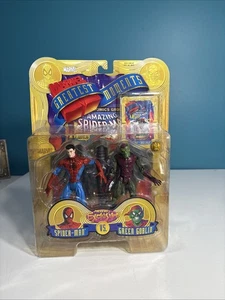 MARVEL GREATEST MOMENT SPIDERMAN VS GREEN GOBLIN FIGURE - Foto 1 di 3