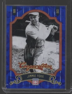2012 Panini Cooperstown #51 Jimmie Foxx Crystal Collection Blue #/499 - Bild 1 von 2