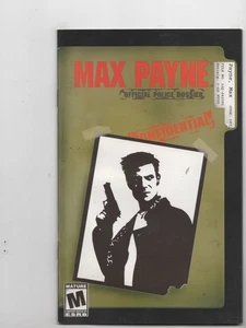 Max Payne PS2 Playstation 2 Manual Only Authentic - Picture 1 of 1