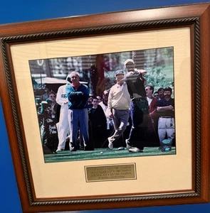 Golf Tiger Woods, Jack Nicklaus, Arnold Palmer Matted Lightweight - Not Glass - Picture 1 of 10