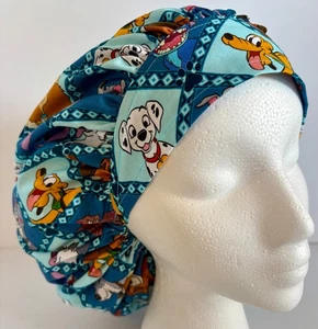 Disney Print Size Large Medical Bouffant Scrub Cap Surgery Hat - Picture 1 of 4