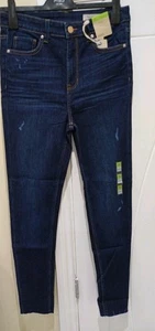 M&S Collection Ivy High Waisted Distressed Skinny Jeans Size 12 REGULAR - Picture 1 of 8