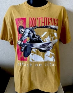 100 Thieves Attack On Titan Collab Levi vs Kenny Hajime Isayama Men’s T-shirt L - Picture 1 of 19