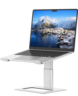 Laptop Stand Adjustable Computer Stand for Desk Ergonomic Aluminum Holder 10-17” - Image 1 of 4