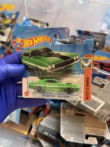 Hot Wheels 70 Dodge Hemi Challenger Green 2023 Muscle Mania 4/10 Short Card OVP - Bild 1 von 1