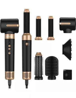 UKLISS Haartrocknerbürste mit Diamanten 7 in 1