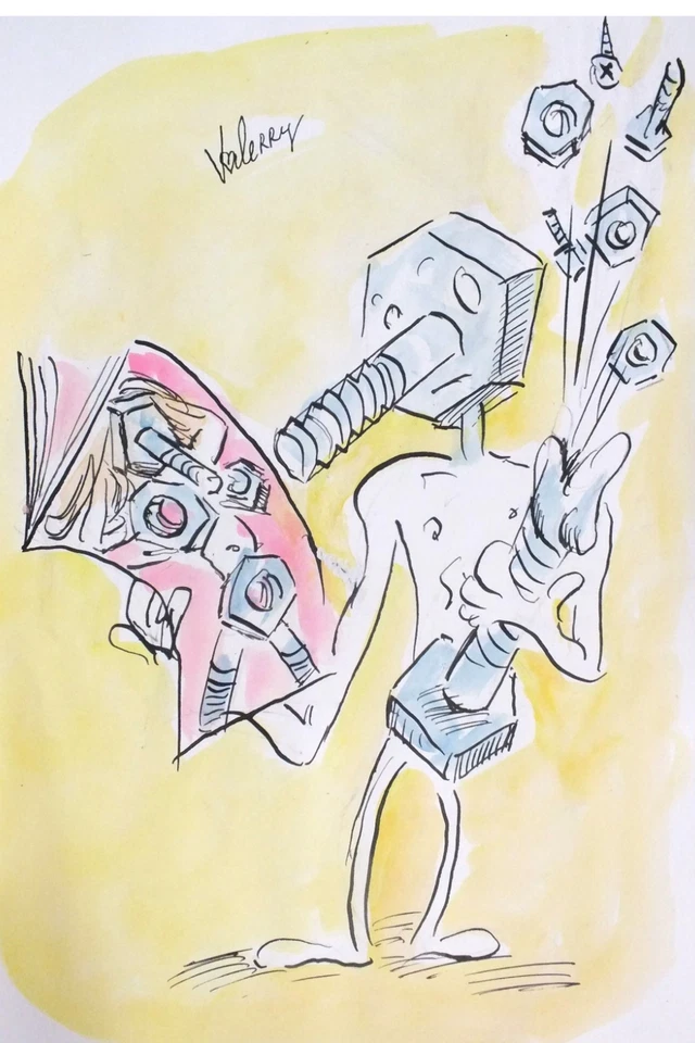 Zeichnung, Original - Bild 1 von 1