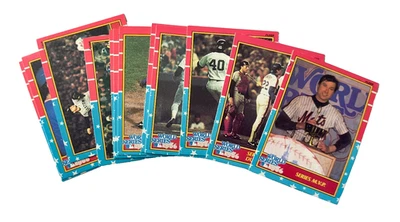 1987 Fleer 1986 World Series Mets vs. Red Sox набор из 12 карт, Clemens, Gooden КАК НОВЫЕ - Изображение 1 из 4
