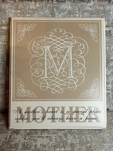 Mother Wall Plaque 12”x14” At Home America Mother’s Day Gift New NIB Hanging - Picture 1 of 7