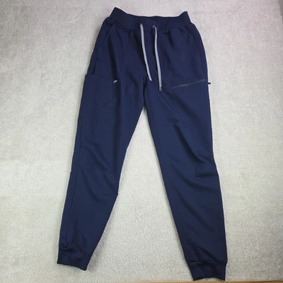 Fabletics Womens Scrub Joggers Size S Navy Cargo Pockets Comfortable Work - Image 1 of 4