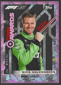 2025 Topps Turbo Attax #281 Nico Hulkenberg Topps Awards Pink - Picture 1 of 3