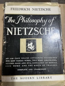 1954 The Philosophy of Nietzsche. G34. The Modern Library. HC DJ GC - Picture 1 of 4