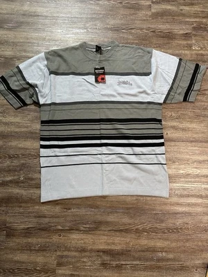 Vintage South Pole Men’s Short Sleeve New With Tags Shirt Size XL Striped Y2K - Image 1 of 4